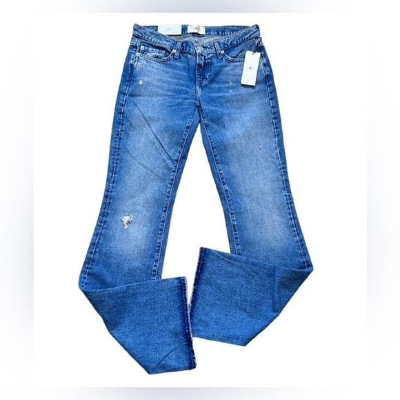 NWT 7 For All Mankind Women’s Original Bootcut In Maribel - Floral - Picture 4 of 9